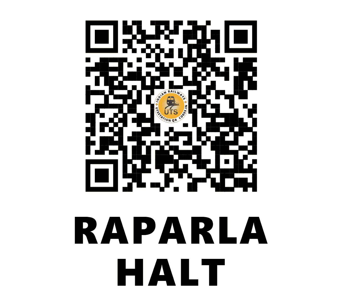 UTS QR Code for RAPARLA HALT - RPRL (SC - ANDHRA PRADESH)